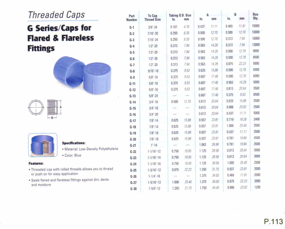 Threaded Caps Page 1 FROM COMPLEX PLASTICS 18003632870"../../